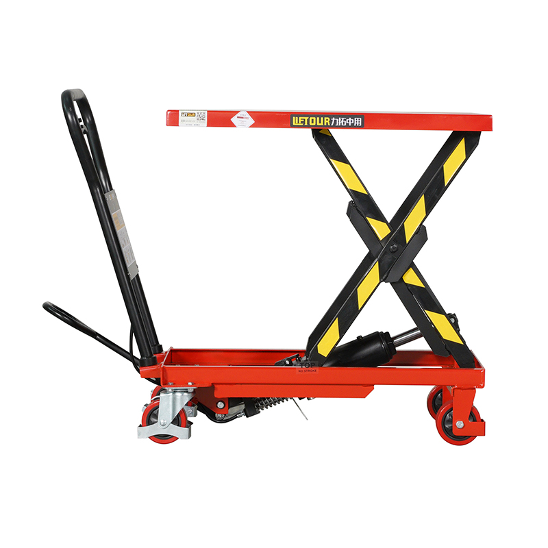 Handmatige hefplatformwagen