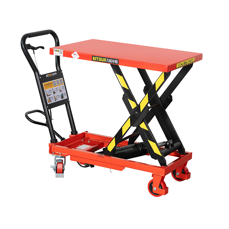 Handmatige hefplatformwagen