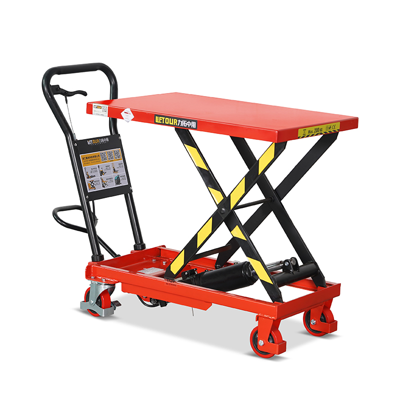 Handmatige hefplatformwagen